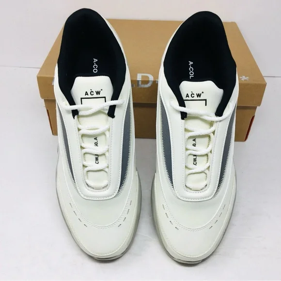 A-COLD-WALL Men's White and Gray Sneakers with Modern Athletic Design